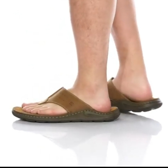 Josef Seibel® Maverick 05 Leather Slip-on Sandals. - Picture 10 of 10